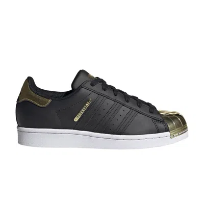 Pre-owned Adidas Originals Wmns Superstar Mt 'black Gold Metallic'