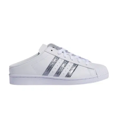 Pre-owned Adidas Originals Wmns Superstar Mule 'white Silver Metallic'