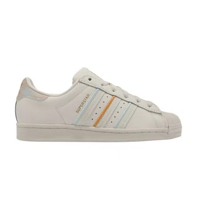 Pre-owned Adidas Originals Wmns Superstar 'off White Almost Blue' In Cream