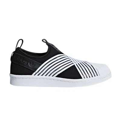 Pre-owned Adidas Originals Wmns Superstar Slip-on 'footwear White'