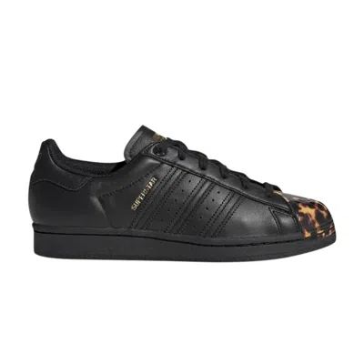 Pre-owned Adidas Originals Wmns Superstar 'tortoise' In Black