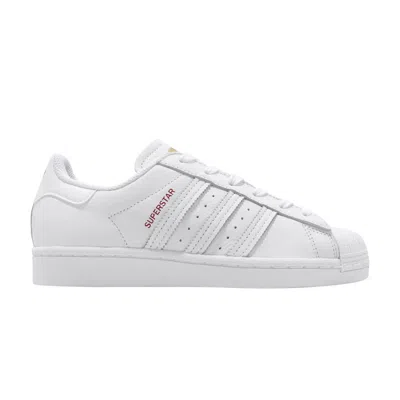 Pre-owned Adidas Originals Wmns Superstar 'valentine's Day' In White