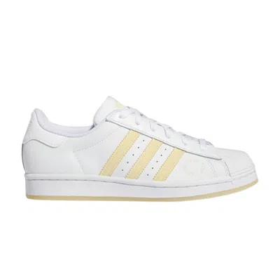 Pre-owned Adidas Originals Wmns Superstar 'white Easy Yellow'