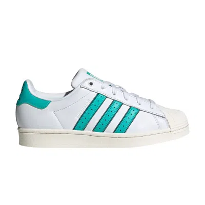 Pre-owned Adidas Originals Wmns Superstar 'white Mint Rush'