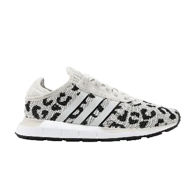Pre-owned Adidas Originals Wmns Swift Run X 'leopard - Black' In Cream