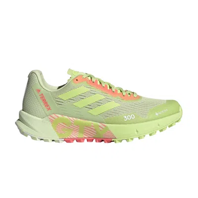Pre-owned Adidas Originals Wmns Terrex Agravic Flow 2.0 Gtx 'almost Lime Turbo' In Green