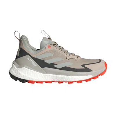 Pre-owned Adidas Originals Wmns Terrex Free Hiker 2.0 Low 'wonder Beige Impact Orange' In Grey