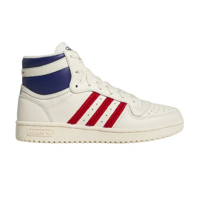 Pre-owned Adidas Originals Wmns Top Ten Rb 'cream White Vivid Red'