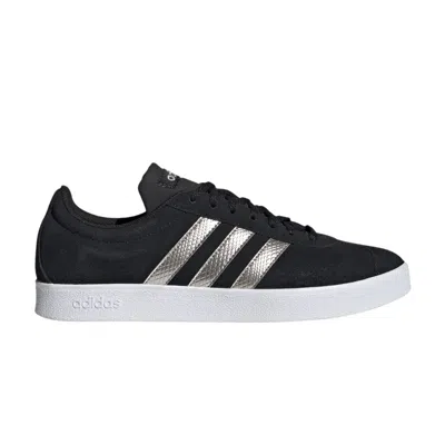 Pre-owned Adidas Originals Wmns Vl Court 2.0 'black Platinum Metallic'