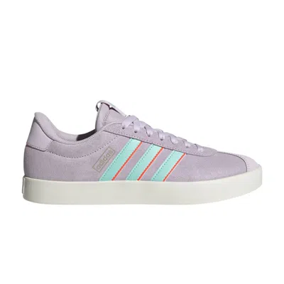 Pre-owned Adidas Originals Wmns Vl Court 3.0 'ice Lavender Aqua Red' In Purple