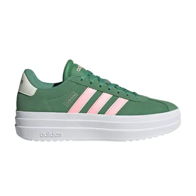 Pre-owned Adidas Originals Wmns Vl Court Bold 'preloved Green Pink Spark'