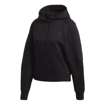Adidas Originals (wmns) Y-3 Casual Round Neck Cotton Long Sleeves Hoodie Black