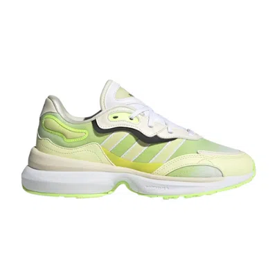 Pre-owned Adidas Originals Wmns Zentic 'pulse Yellow Tint Wonder White'