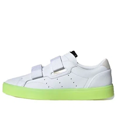 Adidas Originals (wmns)adidas Sleek S 'cloud White Hi Res Yellow'