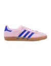 Adidas Originals Gazelle Indoor Sneakers In Pink And Blue