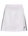 Adidas Originals Woman Mini Skirt Lilac Size Xl Cotton, Recycled Polyester, Elastane In Purple