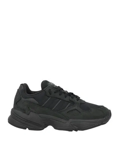 Adidas Originals Woman Sneakers Black Size 5 Leather, Textile Fibers