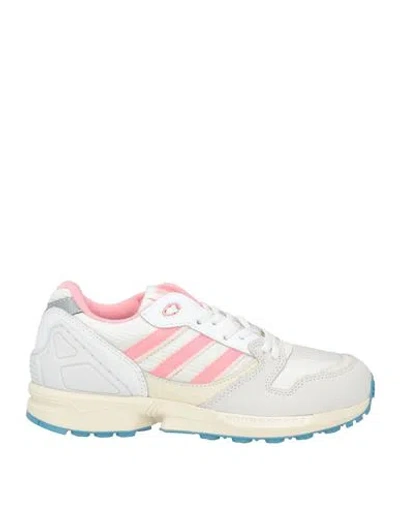 Adidas Originals 3-stripe Low-top Sneakers In Cloud White/cream White/tactile Steel