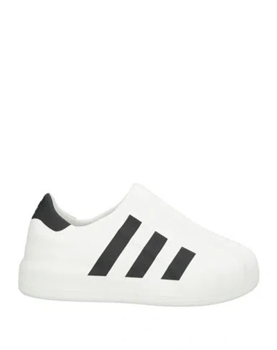 ADIDAS ORIGINALS ADIDAS ORIGINALS WOMAN SNEAKERS OFF WHITE SIZE 6 RUBBER