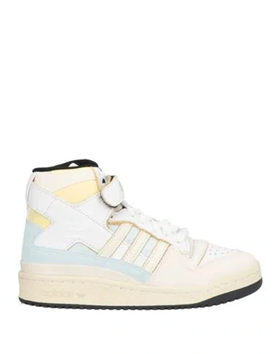 Adidas Originals Woman Sneakers White Size 5 Leather, Textile Fibers