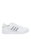 Adidas Originals Woman Sneakers White Size 9.5 Leather, Rubber In White