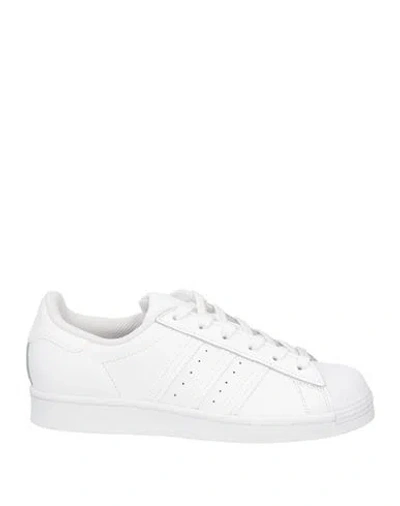 Adidas Originals Woman Sneakers White Size 6.5 Leather, Rubber