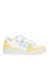Adidas Originals Woman Sneakers White Size 6.5 Leather, Textile Fibers