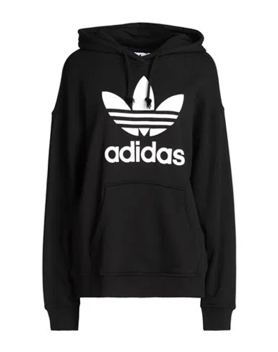 Adidas Originals Woman Sweatshirt Black Size 16 Cotton