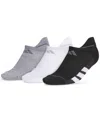 Adidas Originals Women's 3-pk. All Day Training No Show Socks In Multi
