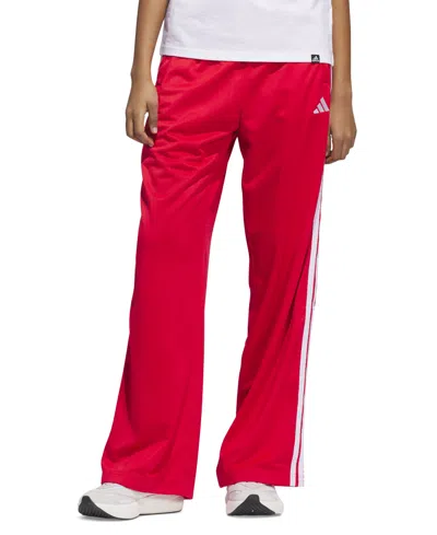 Adidas Originals Women's 3-stripe Classic Track Pants In Red