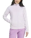 Adidas Originals Adidas Tricot 3-stripes Track Jacket In Ice Lavender