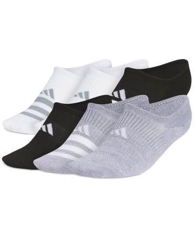 Adidas Originals Women's 6-pk. Superlite 3.0 Super No Show Socks In White,coollighththr,black