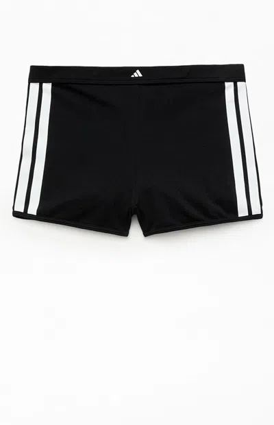 Adidas Originals Women's Active 3-stripes Biker Shorts In Black