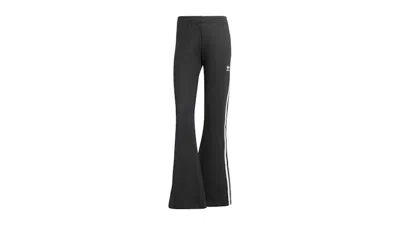 Pre-owned Adidas Originals Women's Adicolor 3stripes Flared Track Pants In Black