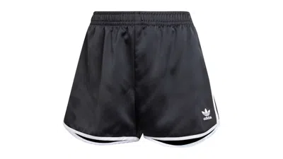 Pre-owned Adidas Originals Women's Adicolor 3stripes Sprinter Shorts In Black