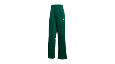 Pre-owned Adidas Originals Women's Adicolor Classic Firebird Loose Track Tracksuit Bottoms In Collegiate Green/semi Green Spark