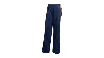 Pre-owned Adidas Originals Women's Adicolor Classic Firebird Loose Track Tracksuit Bottoms In Night Indigo/crew Orange