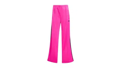 Pre-owned Adidas Originals Women's Adicolor Classic Firebird Loose Track Tracksuit Bottoms In Semi Lucid Fuchsia/black In Multi