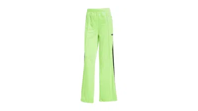 Pre-owned Adidas Originals Women's Adicolor Classic Firebird Loose Track Tracksuit Bottoms In Signal Green/black