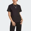 Adidas Originals Adidas Essentials Lifestyle Trefoil Logo Cotton T-shirt In Black