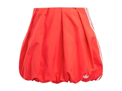 Pre-owned Adidas Originals Women's Adidas Adilenium Season 3 Balloon Skirt In Better Scarelet Red