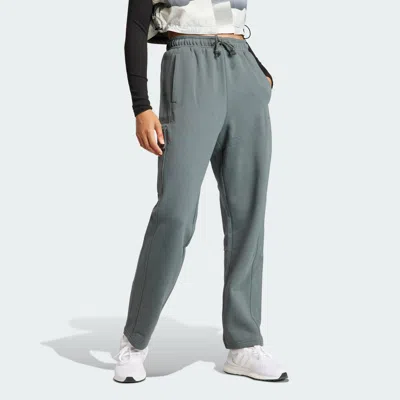 Adidas Originals Womens Adidas All Szn Fleece Cargo Pants In Ivy
