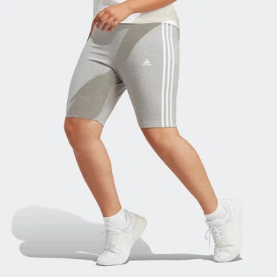Adidas Originals Women's Adidas Essentials 3-stripes Bike Shorts (plus Size) In Multi