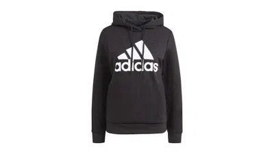 Pre-owned Adidas Originals Women's Adidas Essentials Logo Fleece Hoodie In Black/white