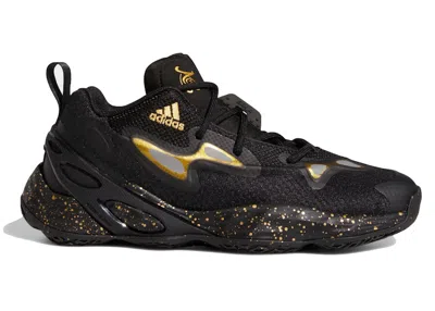 Pre-owned Adidas Originals Women's Adidas Exhibit A Candace Parker Black Gold Sneakers In Core Black/gold Metallic/grey Six