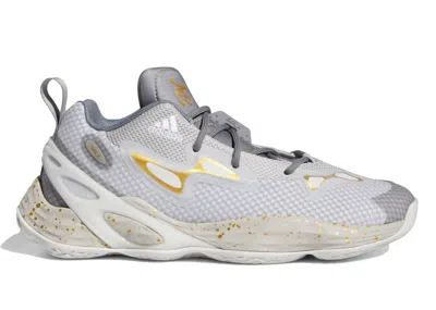Pre-owned Adidas Originals Women's Adidas Exhibit A Candace Parker Grey Gold Sneakers In Grey Two/crystal White/grey Three