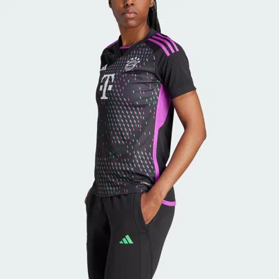 Adidas Originals Women's Adidas Fc Bayern 23/24 Away Jersey In Black