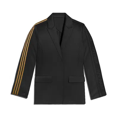 Pre-owned Adidas Originals Women's Adidas Ivy Park 3stripes Suit Jacket (plus Size) In Black