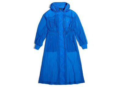 Pre-owned Adidas Originals Women's Adidas Ivy Park Coverup Jacket In Glory Blue/glow Blue