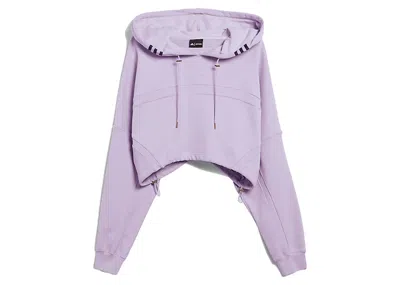 Pre-owned Adidas Originals Women's Adidas Ivy Park Hooded Shrug In Purple Glow